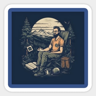 Digital Nomad World Traveler Jetsetter Freelancer Sticker